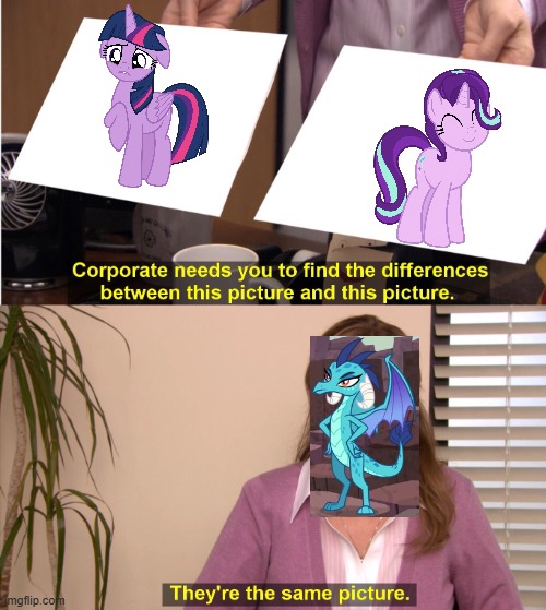 They're The Same Picture | image tagged in memes,they're the same picture,mlp | made w/ Imgflip meme maker