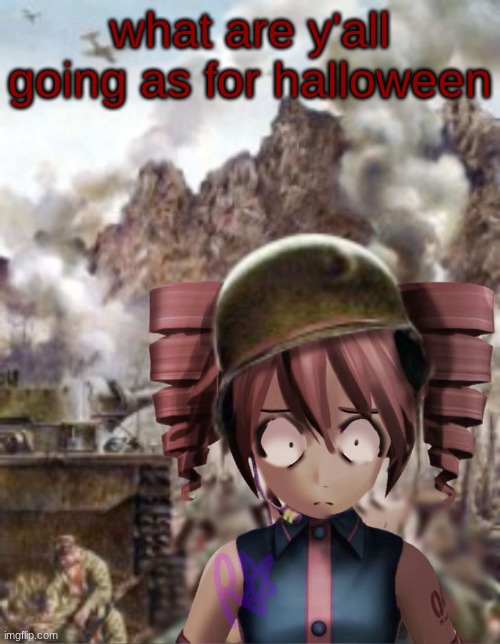 teto yard stare | what are y'all going as for halloween | image tagged in teto yard stare | made w/ Imgflip meme maker