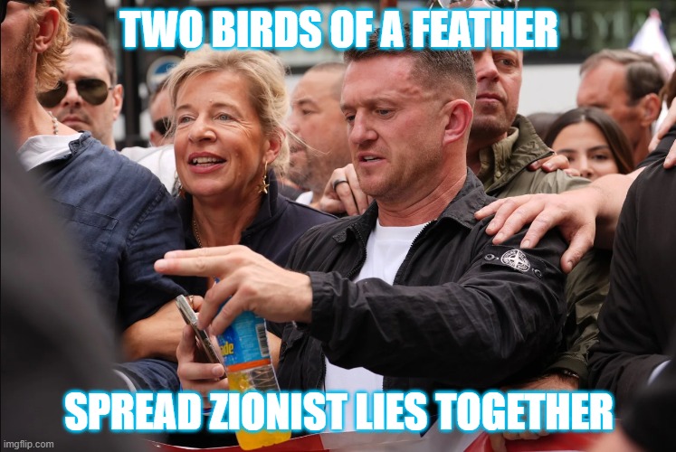 TWO BIRDS OF A FEATHER; SPREAD ZIONIST LIES TOGETHER | image tagged in politics | made w/ Imgflip meme maker