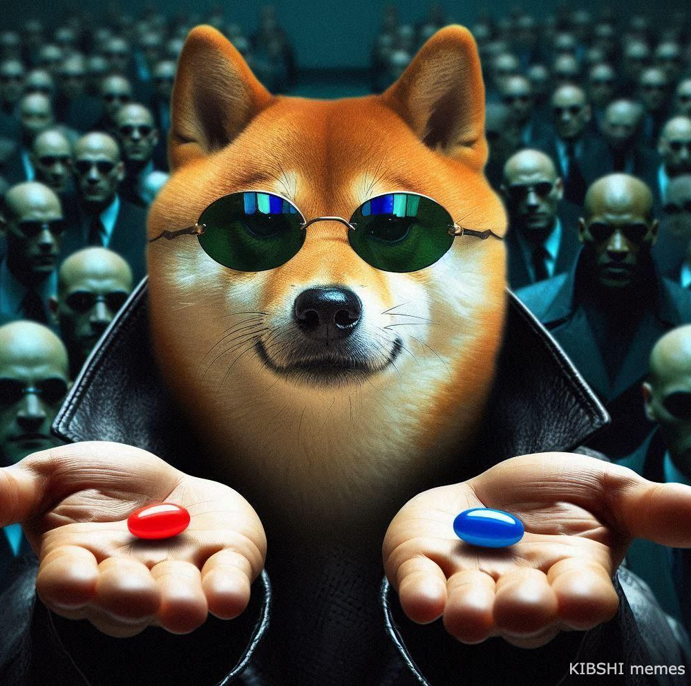 Matrix Dog Meme KIBSHI Blank Meme Template