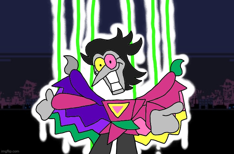 Spamton NEO drawing thingy | made w/ Imgflip meme maker