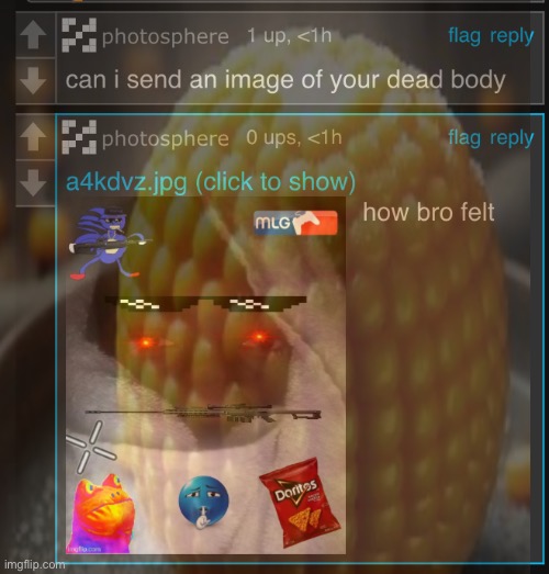 Cornsphere | made w/ Imgflip meme maker