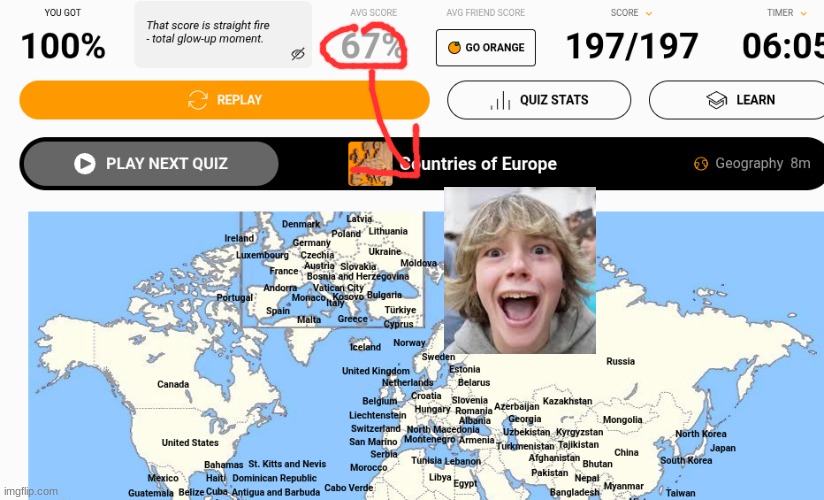 wow guys I can name all 197 countries! | made w/ Imgflip meme maker