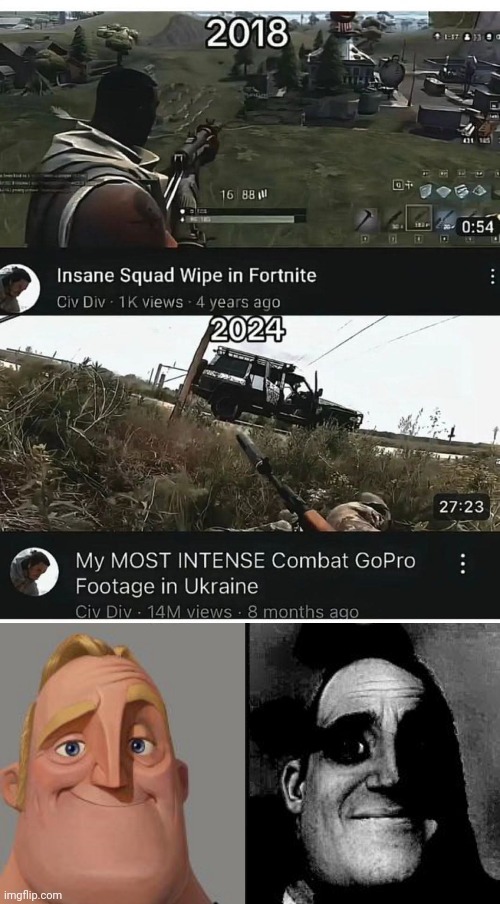 image tagged in traumatized mr incredible | made w/ Imgflip meme maker