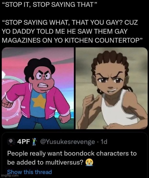 Please we need this (also add osmosis jones to multiversus, it's WB) | made w/ Imgflip meme maker