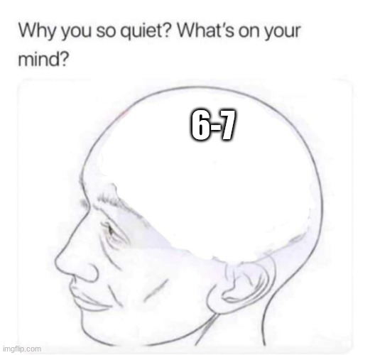 What's on your mind? | 6-7 | image tagged in what's on your mind | made w/ Imgflip meme maker