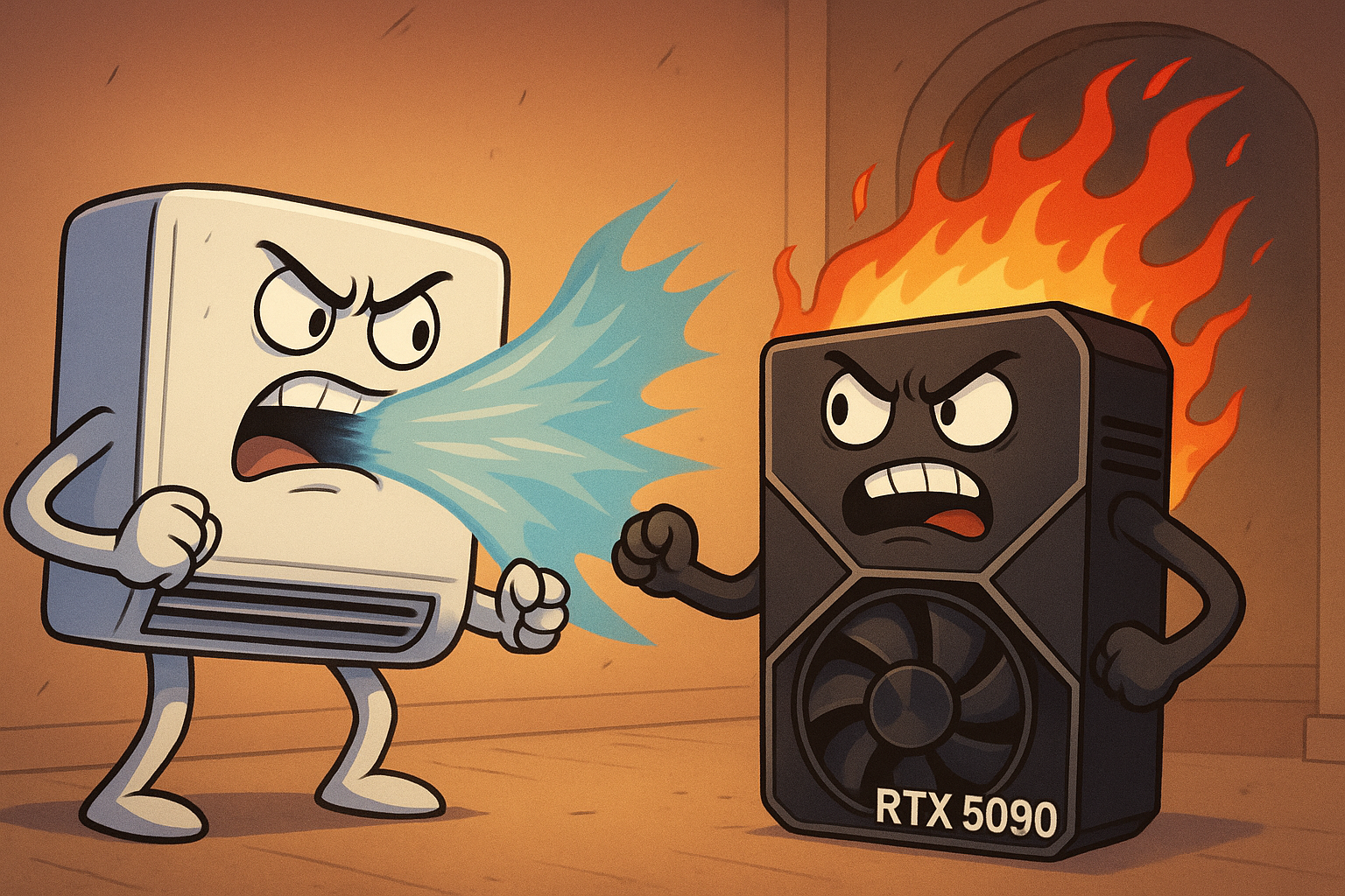 rtx-vs-aircondition Blank Meme Template