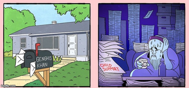 Child Support | image tagged in comics | made w/ Imgflip meme maker