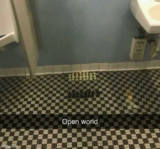 Open World Chess | image tagged in chess,shitpost,funny memes | made w/ Imgflip meme maker