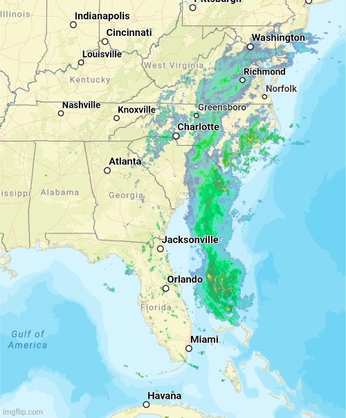 storm is shaped like florida | made w/ Imgflip meme maker