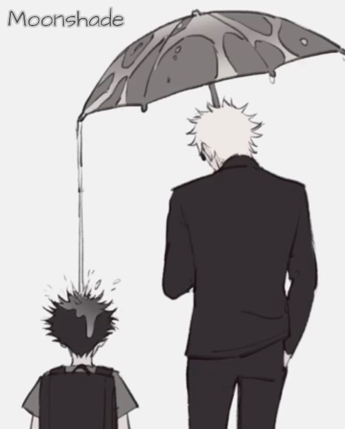 Moonshade Gojo and Megumi Template Blank Meme Template
