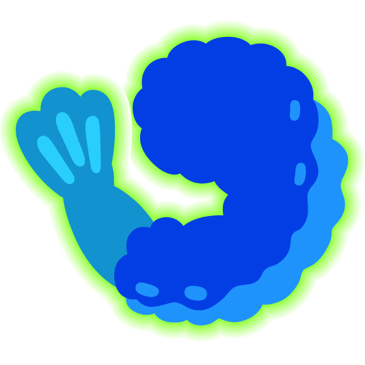 Radioactive Shrimp Emoji Meme Template