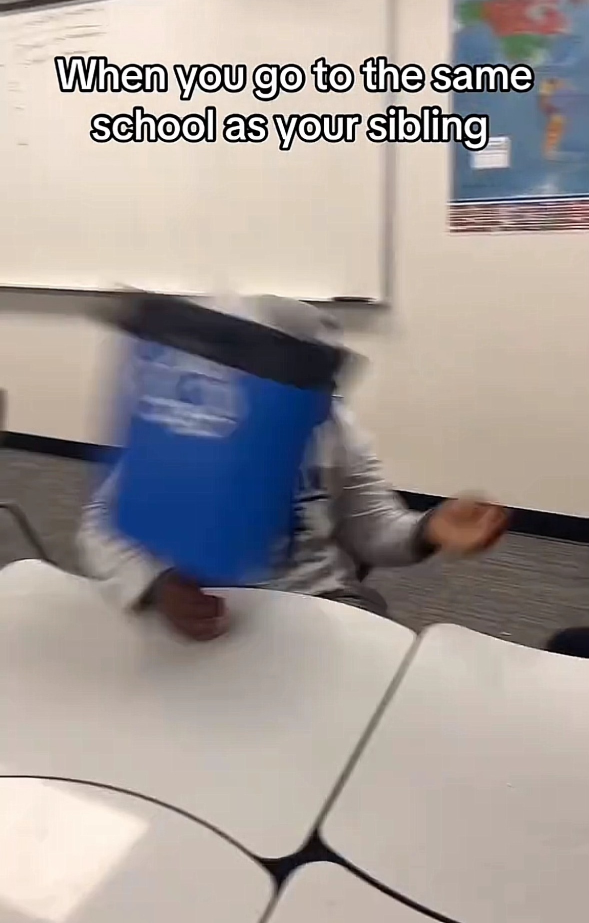 for the people with siblings do yall throw bins at each other | made w/ Imgflip meme maker