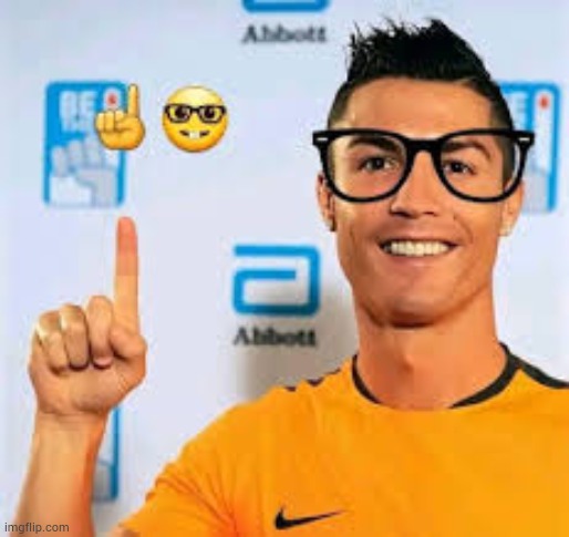 image tagged in nerd,cristiano ronaldo | made w/ Imgflip meme maker
