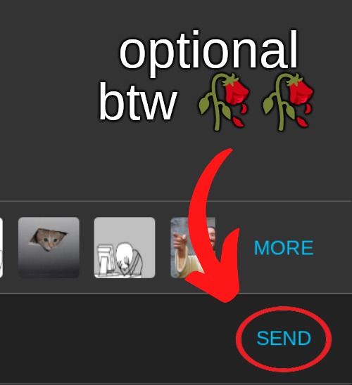 optional btw ?? | made w/ Imgflip meme maker