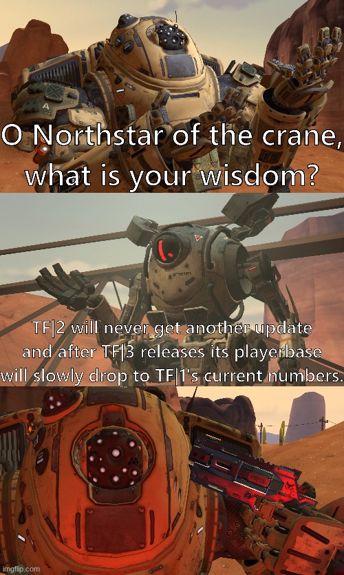 fax | image tagged in titanfall 2 | made w/ Imgflip meme maker