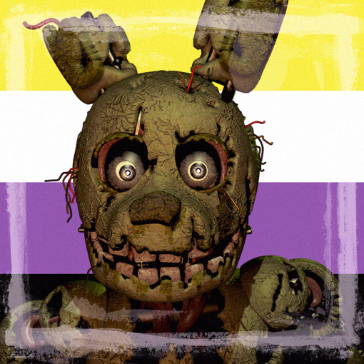 springtrap left cute Blank Meme Template