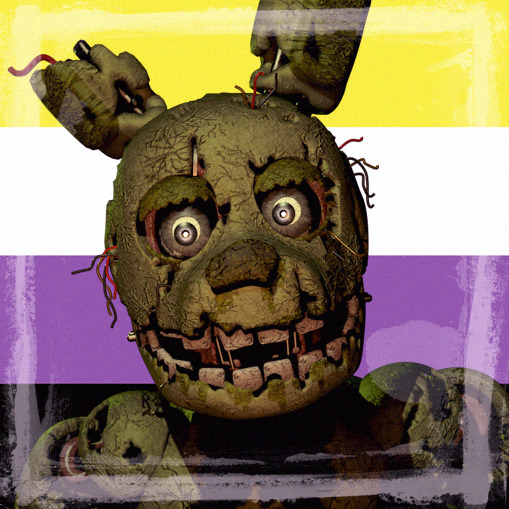springtrap right cute Blank Meme Template