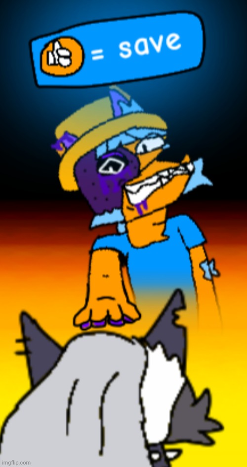 Recreated an old drawing from a year ago | made w/ Imgflip meme maker