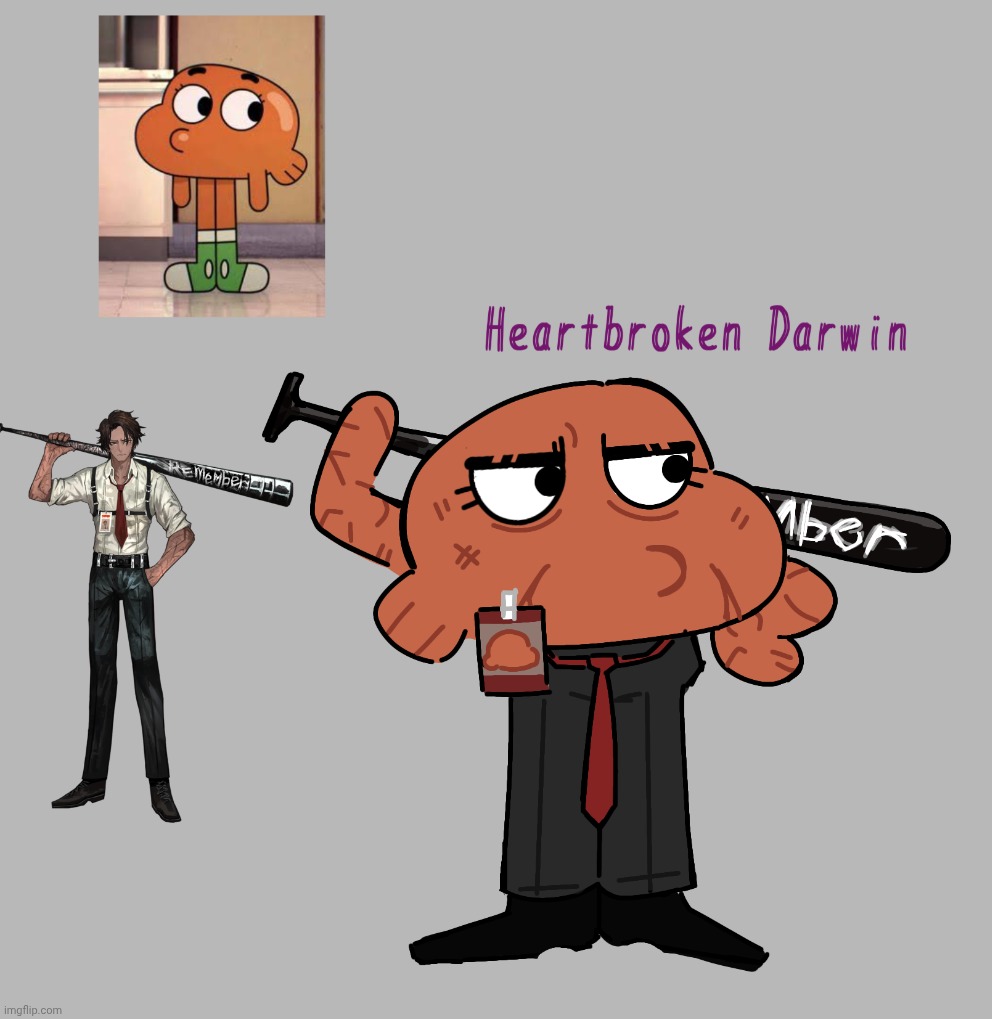 heathcliff darwin cuz I was bored | made w/ Imgflip meme maker