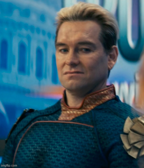 Homelander disgusted | image tagged in homelander disgusted | made w/ Imgflip meme maker