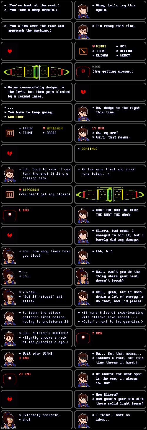 Determination. (Chapter 54 Part 1) [for newcomers, go to the tags and click "corruption" to read the full story] | image tagged in understream,undertale,textbox,chapters,chapter,corruption | made w/ Imgflip meme maker