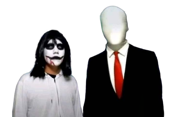Jeffy The Killer & Slenderman Blank Meme Template