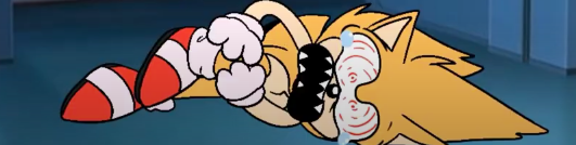 fleetway falls down the stairs Blank Meme Template
