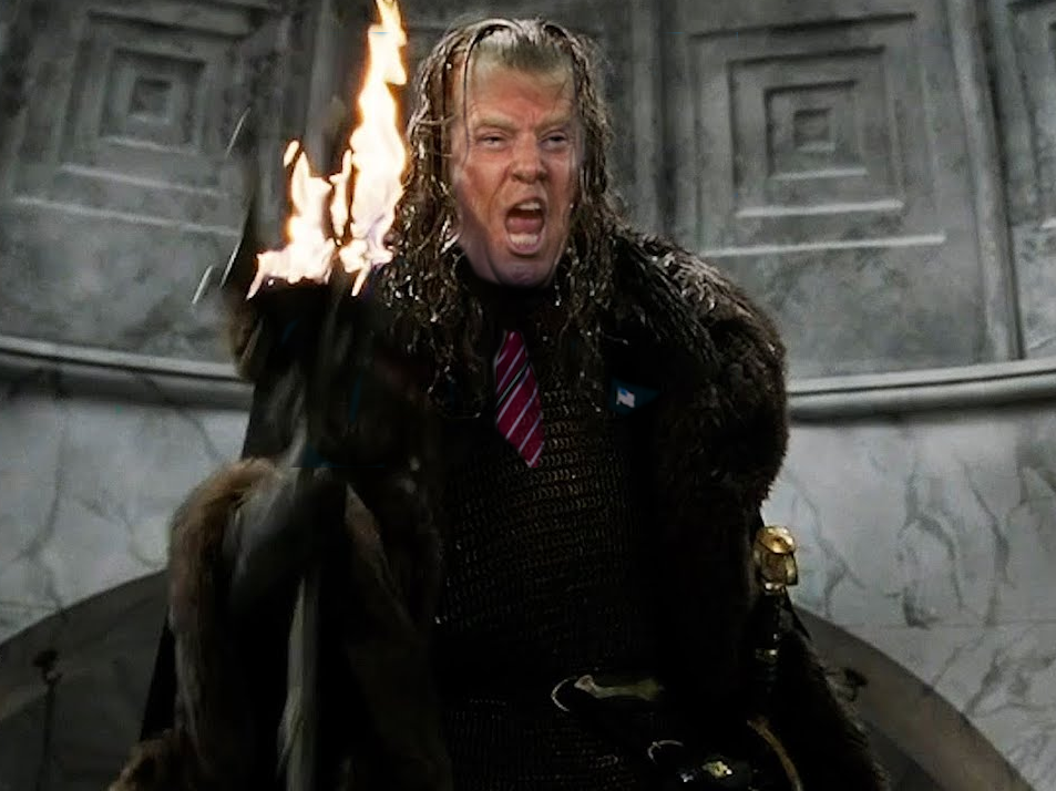 the mad king Blank Meme Template