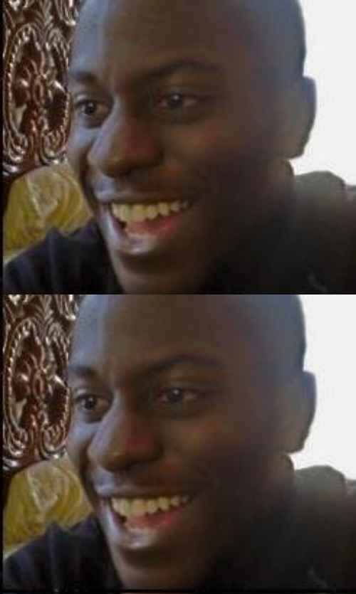 happy black guy Blank Meme Template