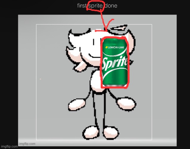 sprite | made w/ Imgflip meme maker