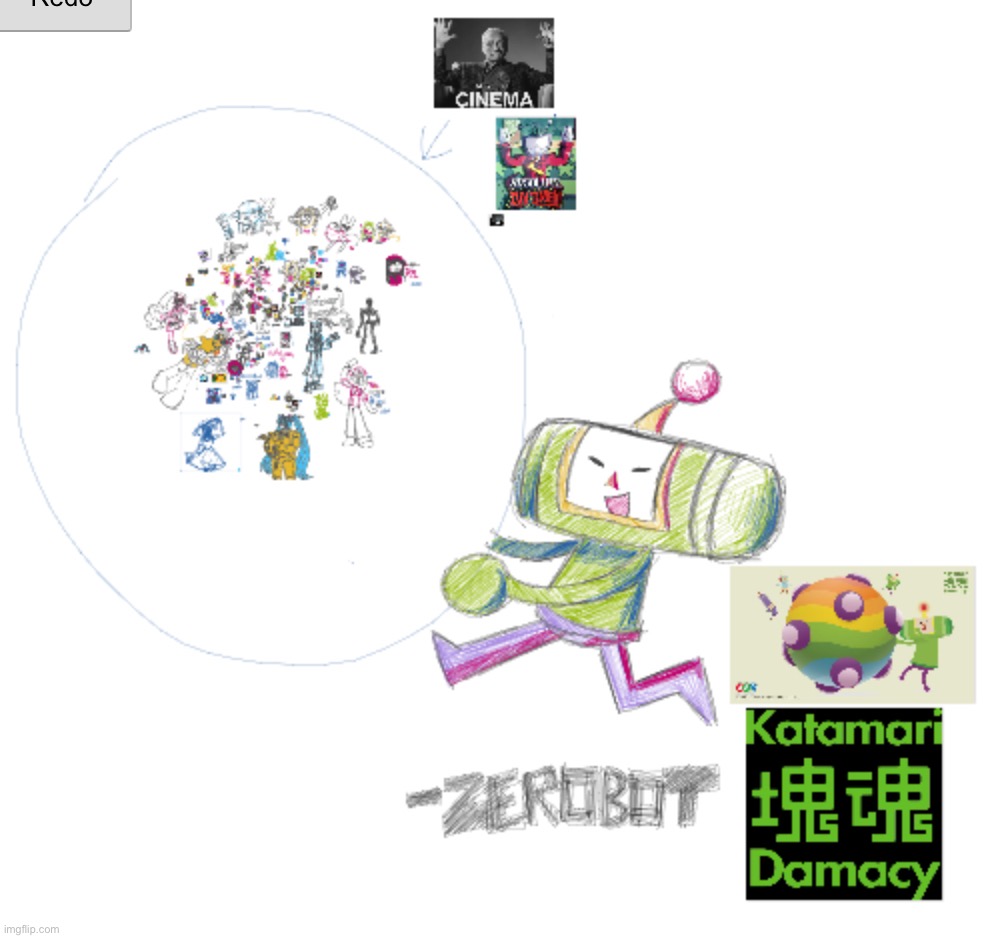 i’m too obsessed with katamari damacy | image tagged in katamari damacy | made w/ Imgflip meme maker