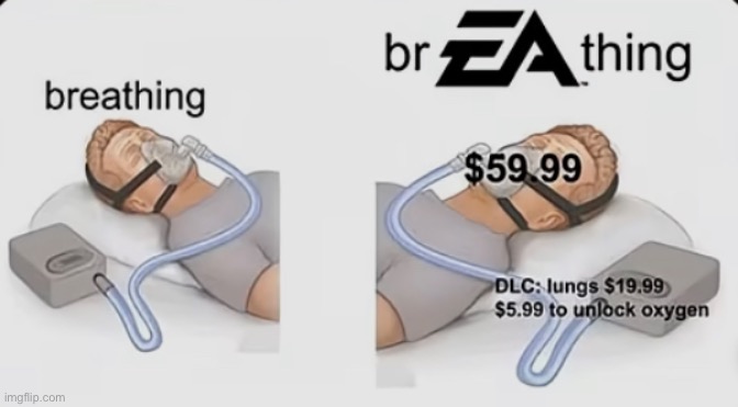 image tagged in ea | made w/ Imgflip meme maker