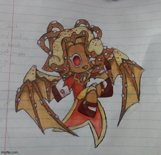 A another CRK oc! this is Cinnamon Pretzel Cookie (I wanted to make a minion minion for bestie's oc Shattered Cinnamon) | made w/ Imgflip meme maker