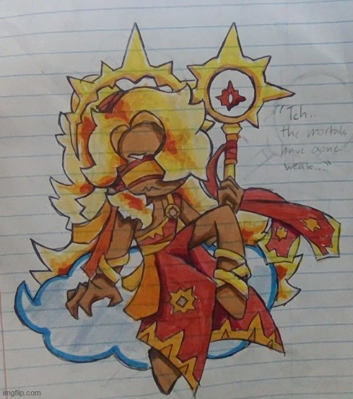 Redesign of Sunray Cookie, hopefully he looks more masculine now! :D (imma draw him anime lmaooo) | made w/ Imgflip meme maker