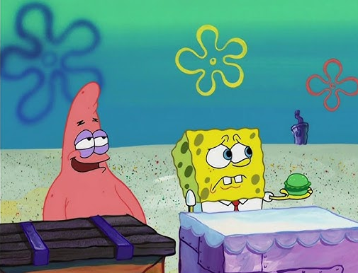 Patrick Pretty Patties Blank Meme Template