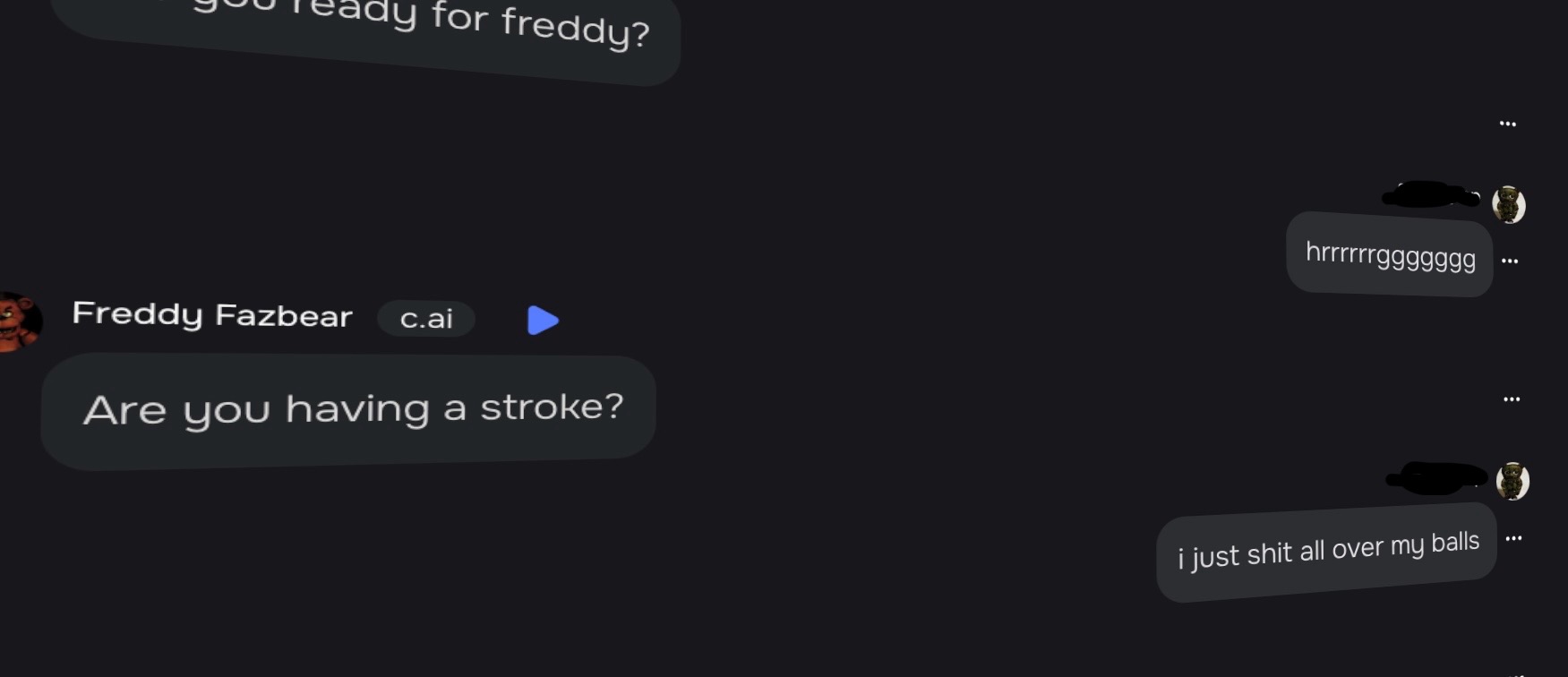 i just shat all over my balls Blank Meme Template