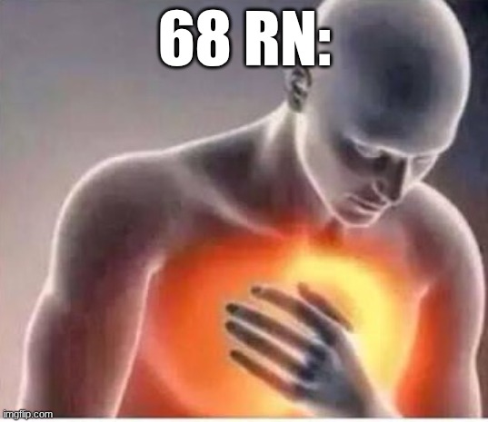 Chest pain  | 68 RN: | image tagged in chest pain | made w/ Imgflip meme maker