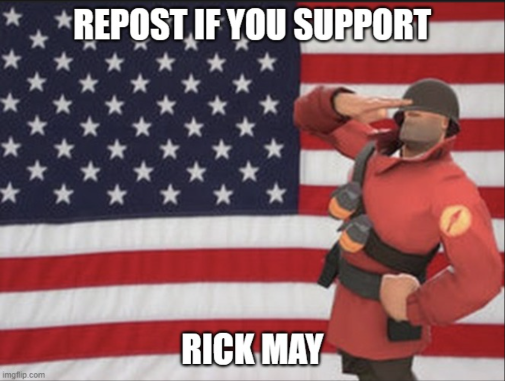 R.I.P. Rick May Blank Meme Template
