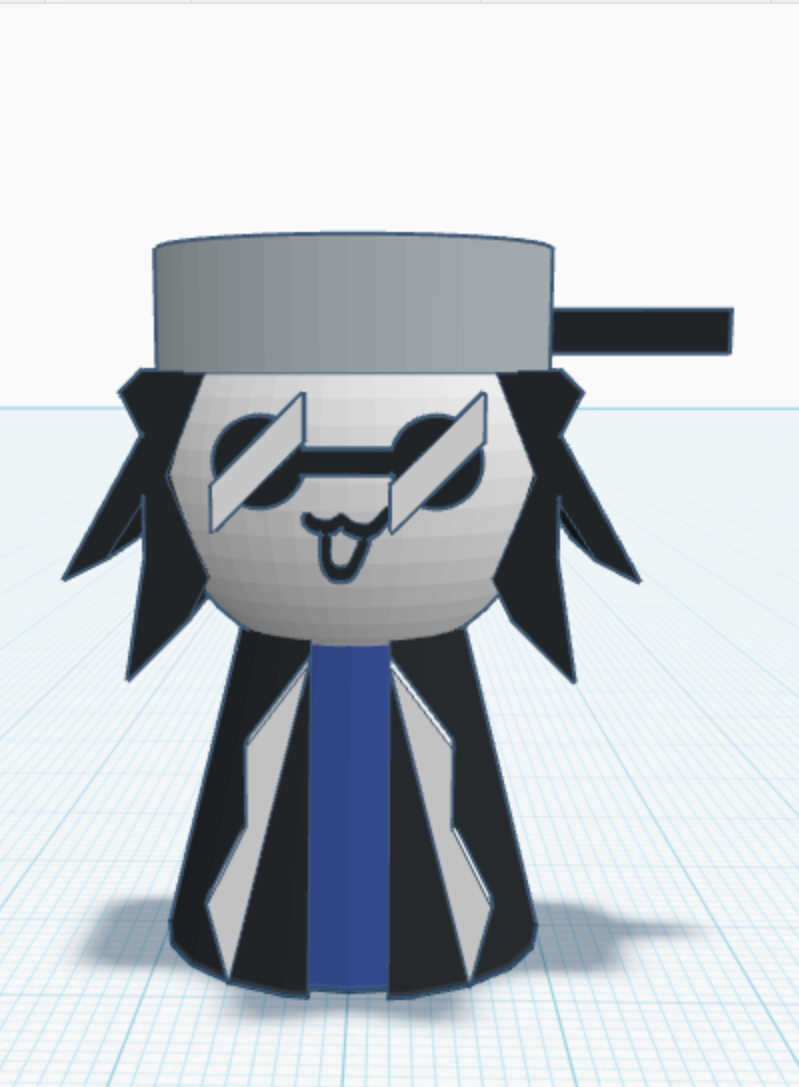 Ducc But He’s a TinkerCAD Model Blank Meme Template
