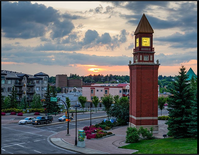 St. Albert Sunset Blank Meme Template
