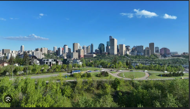 Summer in Edmonton Blank Meme Template