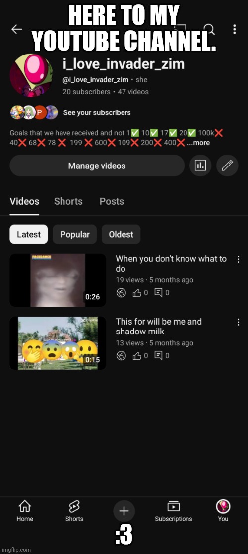 .. U | HERE TO MY YOUTUBE CHANNEL. :3 | image tagged in drake hotline bling | made w/ Imgflip meme maker