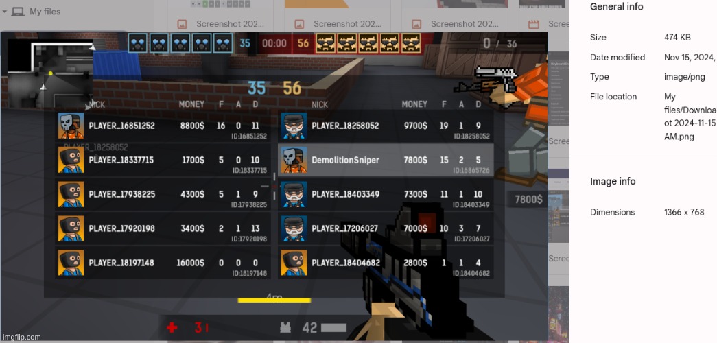 12 kills - 5 deaths | image tagged in screenshot,video games,videogames | made w/ Imgflip meme maker