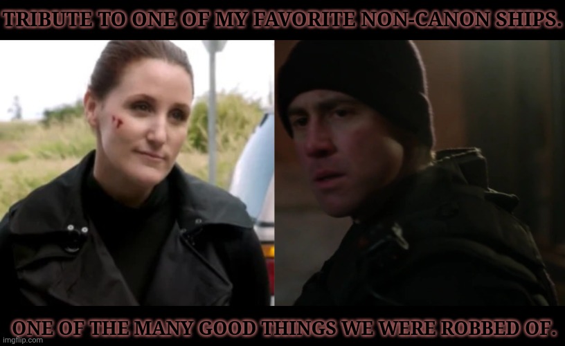 She's A Lil Shit & I Love Her | TRIBUTE TO ONE OF MY FAVORITE NON-CANON SHIPS. ONE OF THE MANY GOOD THINGS WE WERE ROBBED OF. | image tagged in as a sister obv,supernatural,british men of letters,watticuddy,bronagh waugh,stew mclean | made w/ Imgflip meme maker