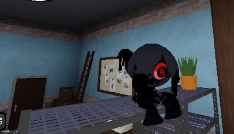 High Quality Twisted Blot sitting down Blank Meme Template