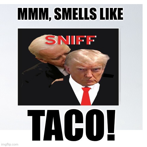 Blank Transparent Square Meme | MMM, SMELLS LIKE TACO! | image tagged in memes,blank transparent square | made w/ Imgflip meme maker