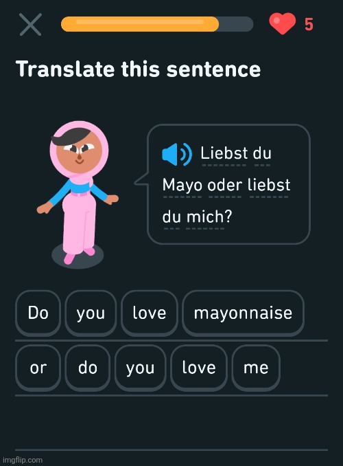 duolingo is crazy tho | made w/ Imgflip meme maker