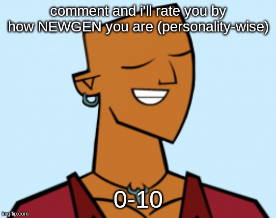 alejandro | comment and i'll rate you by how NEWGEN you are (personality-wise); 0-10 | image tagged in alejandro | made w/ Imgflip meme maker