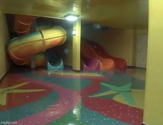 Am I the only one getting backrooms vibes? | image tagged in the backrooms,slides,liminal,unsettling | made w/ Imgflip meme maker